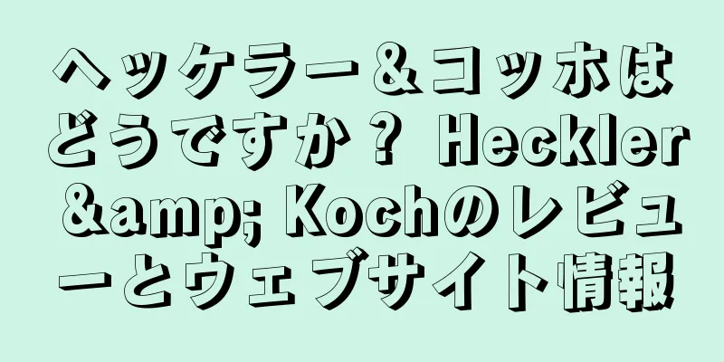 ヘッケラー＆コッホはどうですか？ Heckler & Kochのレビューとウェブサイト情報