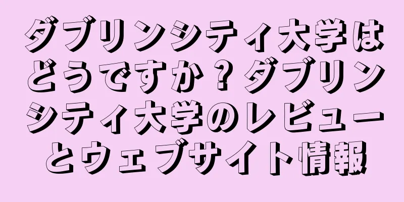 ダブリンシティ大学はどうですか？ダブリンシティ大学のレビューとウェブサイト情報