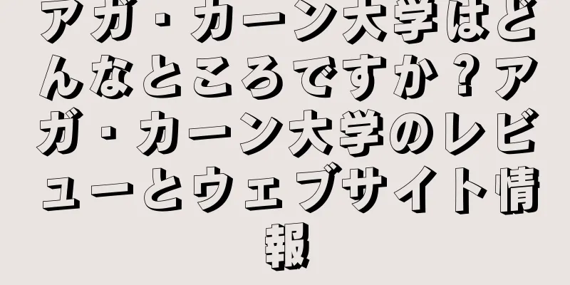 アガ・カーン大学はどんなところですか？アガ・カーン大学のレビューとウェブサイト情報