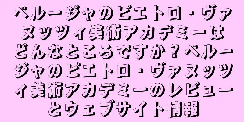 ペルージャのピエトロ・ヴァヌッツィ美術アカデミーはどんなところですか？ペルージャのピエトロ・ヴァヌッツィ美術アカデミーのレビューとウェブサイト情報