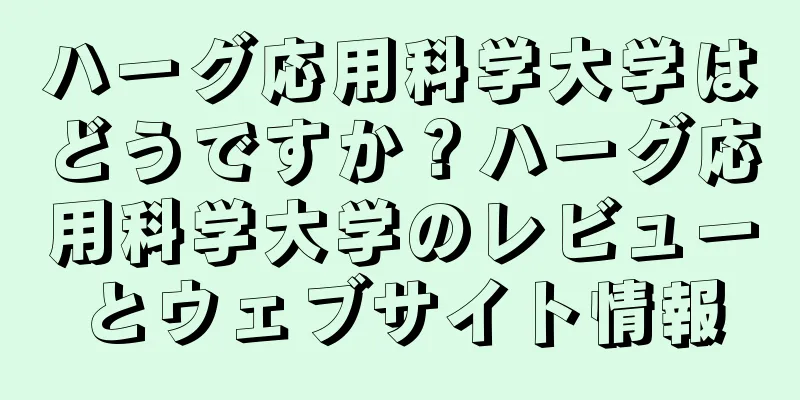 ハーグ応用科学大学はどうですか？ハーグ応用科学大学のレビューとウェブサイト情報
