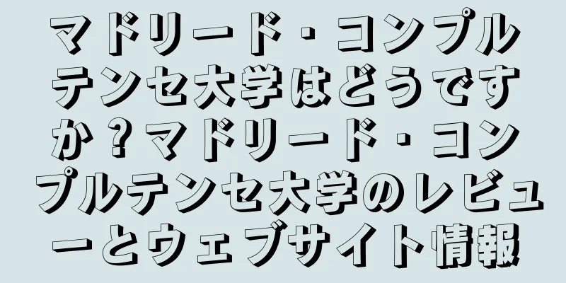 マドリード・コンプルテンセ大学はどうですか？マドリード・コンプルテンセ大学のレビューとウェブサイト情報