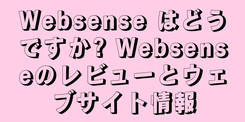Websense はどうですか? Websenseのレビューとウェブサイト情報