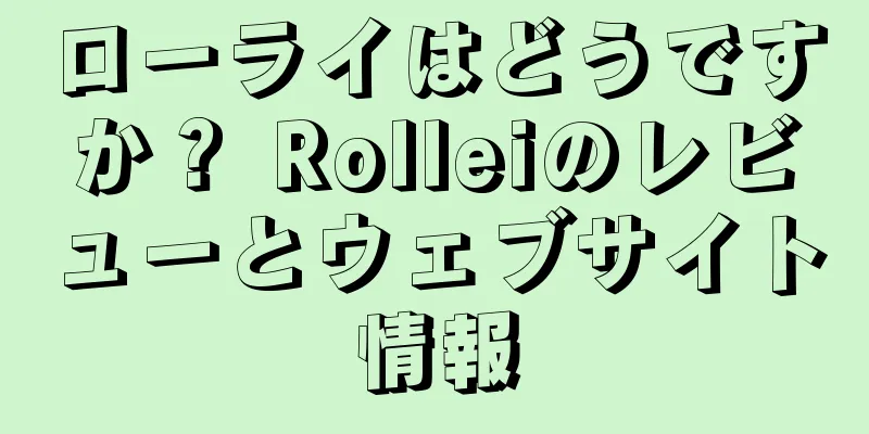 ローライはどうですか？ Rolleiのレビューとウェブサイト情報
