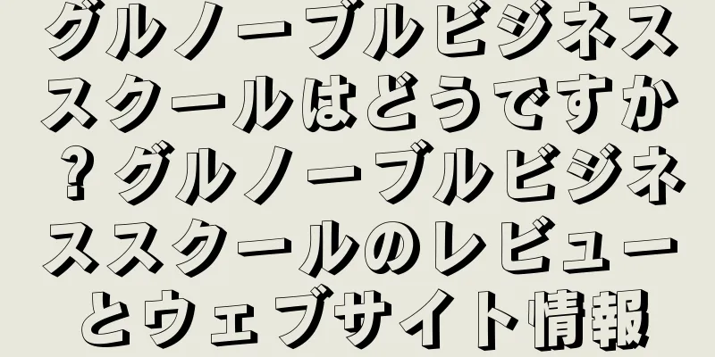 グルノーブルビジネススクールはどうですか？グルノーブルビジネススクールのレビューとウェブサイト情報