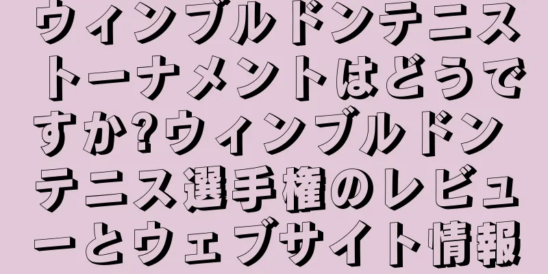 ウィンブルドンテニストーナメントはどうですか?ウィンブルドン テニス選手権のレビューとウェブサイト情報