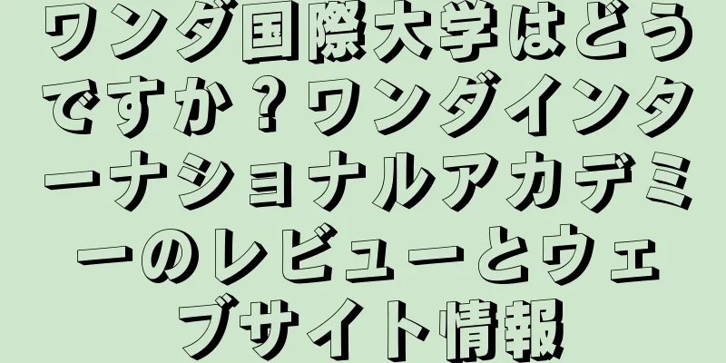 ワンダ国際大学はどうですか？ワンダインターナショナルアカデミーのレビューとウェブサイト情報