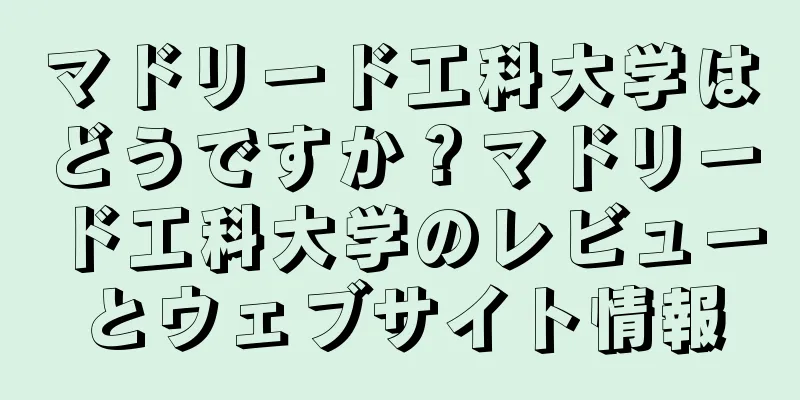 マドリード工科大学はどうですか？マドリード工科大学のレビューとウェブサイト情報