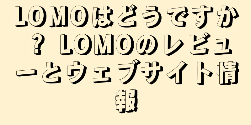 LOMOはどうですか？ LOMOのレビューとウェブサイト情報