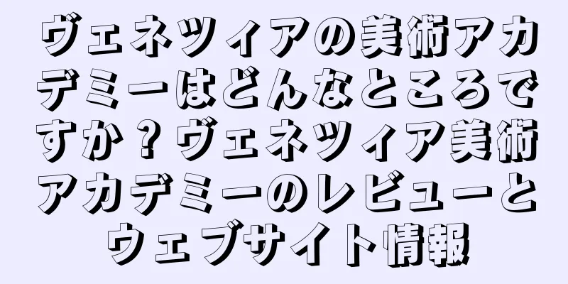 ヴェネツィアの美術アカデミーはどんなところですか？ヴェネツィア美術アカデミーのレビューとウェブサイト情報