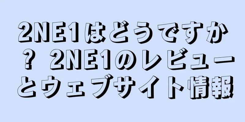 2NE1はどうですか？ 2NE1のレビューとウェブサイト情報
