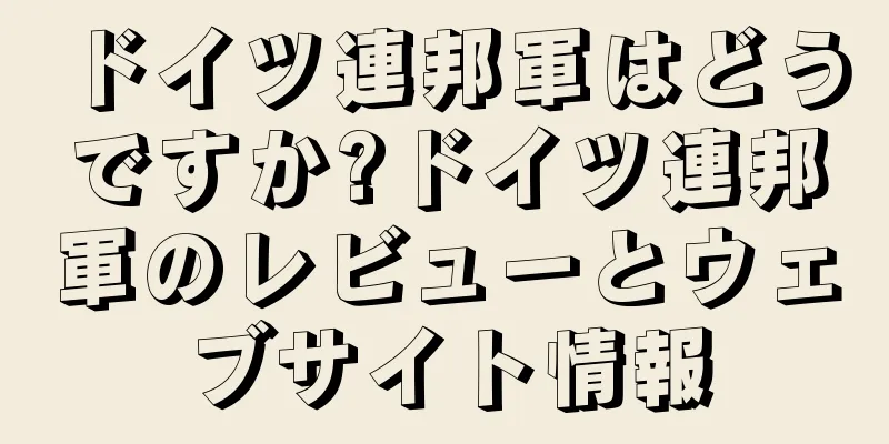 ドイツ連邦軍はどうですか?ドイツ連邦軍のレビューとウェブサイト情報