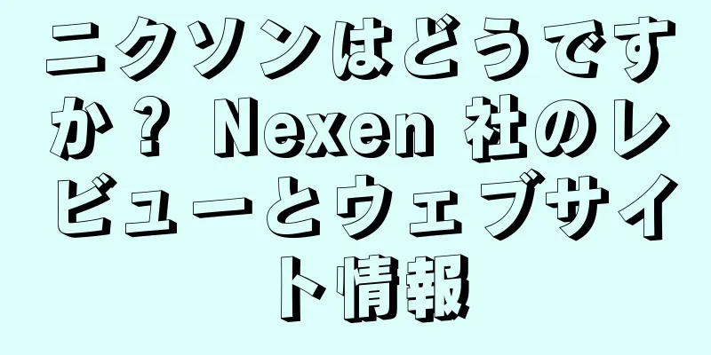 ニクソンはどうですか？ Nexen 社のレビューとウェブサイト情報