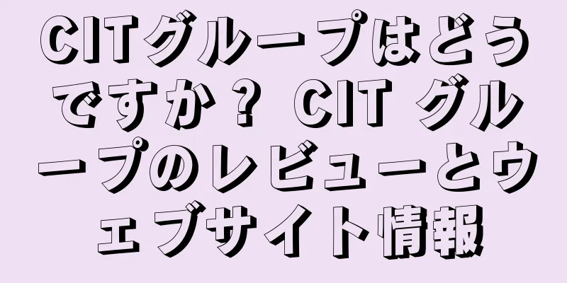 CITグループはどうですか？ CIT グループのレビューとウェブサイト情報
