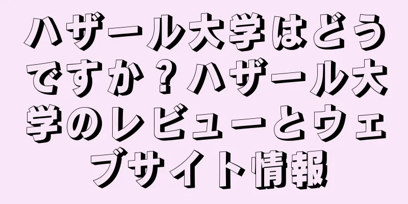 ハザール大学はどうですか？ハザール大学のレビューとウェブサイト情報