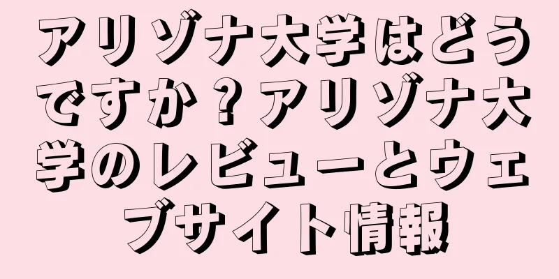 アリゾナ大学はどうですか？アリゾナ大学のレビューとウェブサイト情報