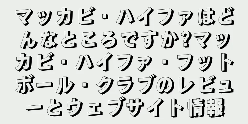 マッカビ・ハイファはどんなところですか?マッカビ・ハイファ・フットボール・クラブのレビューとウェブサイト情報