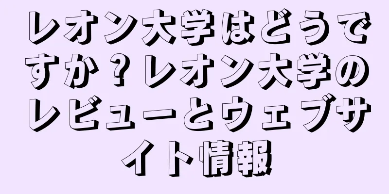 レオン大学はどうですか？レオン大学のレビューとウェブサイト情報