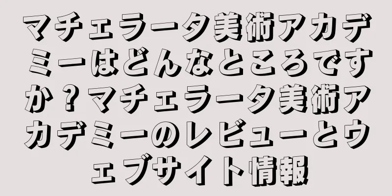 マチェラータ美術アカデミーはどんなところですか？マチェラータ美術アカデミーのレビューとウェブサイト情報