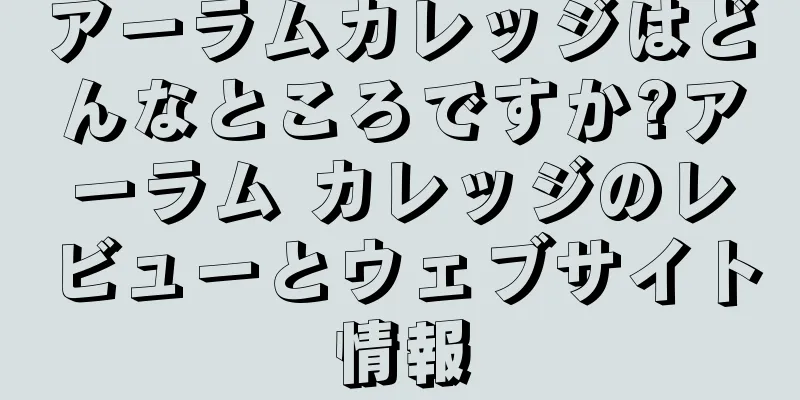 アーラムカレッジはどんなところですか?アーラム カレッジのレビューとウェブサイト情報