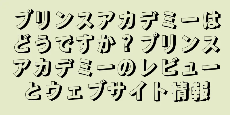 プリンスアカデミーはどうですか？プリンスアカデミーのレビューとウェブサイト情報