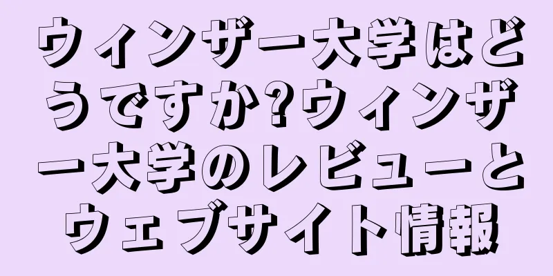 ウィンザー大学はどうですか?ウィンザー大学のレビューとウェブサイト情報