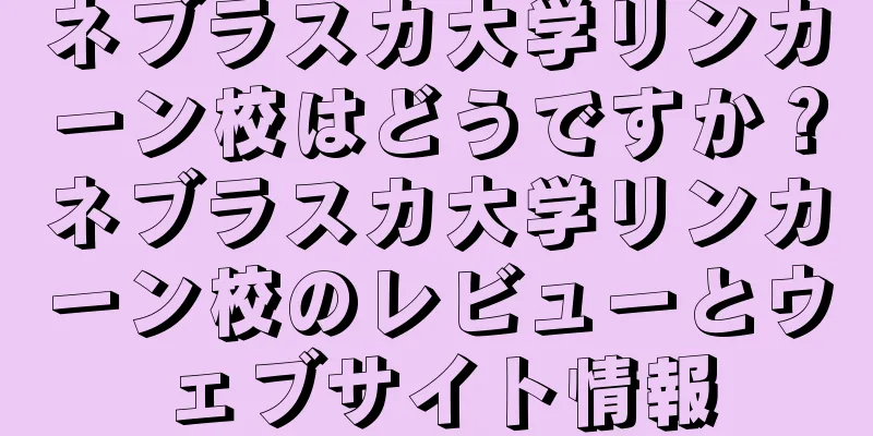 ネブラスカ大学リンカーン校はどうですか？ネブラスカ大学リンカーン校のレビューとウェブサイト情報