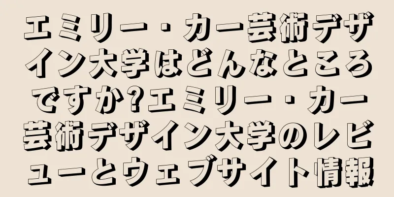 エミリー・カー芸術デザイン大学はどんなところですか?エミリー・カー芸術デザイン大学のレビューとウェブサイト情報