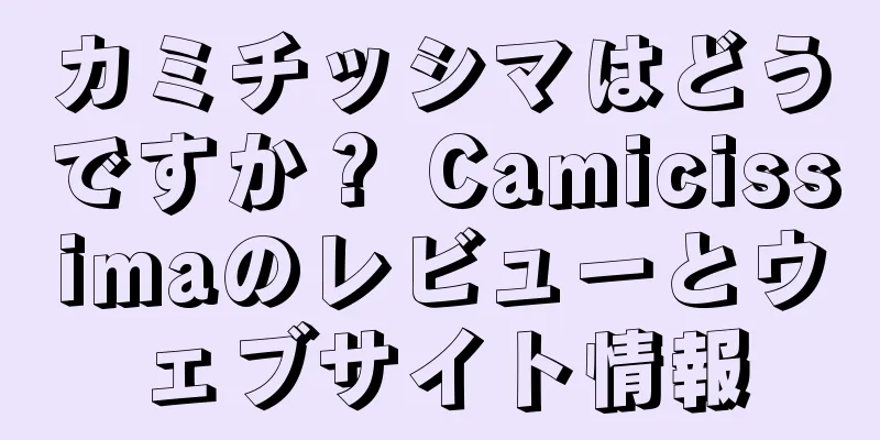 カミチッシマはどうですか？ Camicissimaのレビューとウェブサイト情報