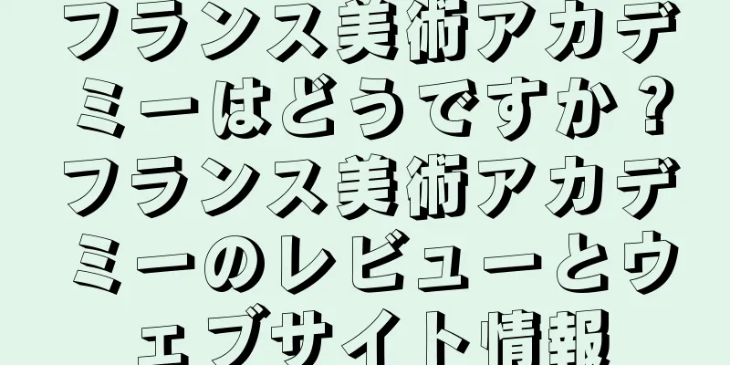 フランス美術アカデミーはどうですか？フランス美術アカデミーのレビューとウェブサイト情報