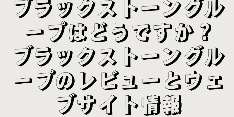 ブラックストーングループはどうですか？ブラックストーングループのレビューとウェブサイト情報