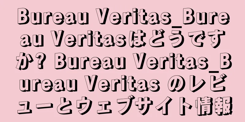 Bureau Veritas_Bureau Veritasはどうですか? Bureau Veritas_Bureau Veritas のレビューとウェブサイト情報