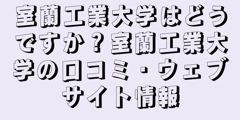 室蘭工業大学はどうですか？室蘭工業大学の口コミ・ウェブサイト情報