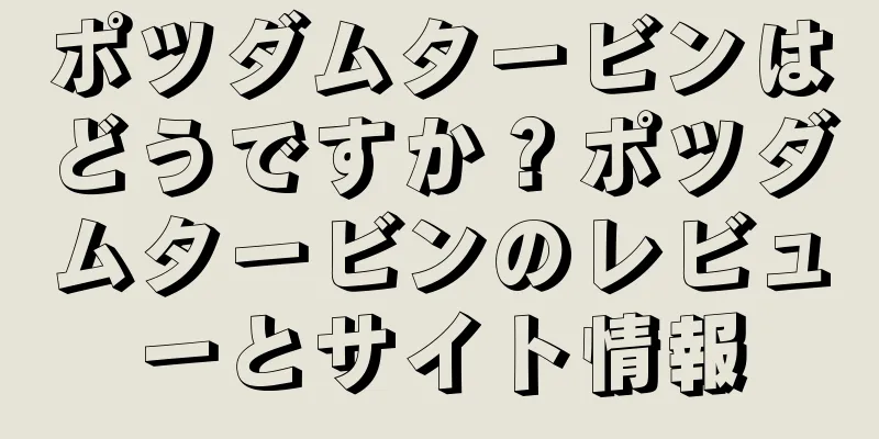 ポツダムタービンはどうですか？ポツダムタービンのレビューとサイト情報