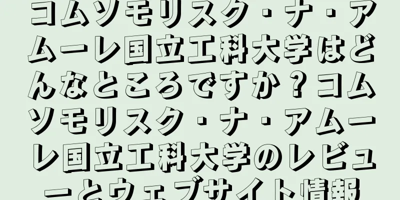 コムソモリスク・ナ・アムーレ国立工科大学はどんなところですか？コムソモリスク・ナ・アムーレ国立工科大学のレビューとウェブサイト情報