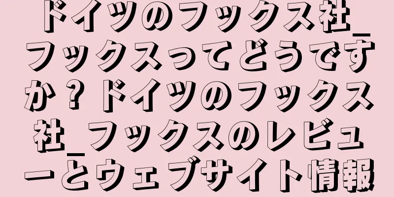 ドイツのフックス社_フックスってどうですか？ドイツのフックス社_フックスのレビューとウェブサイト情報