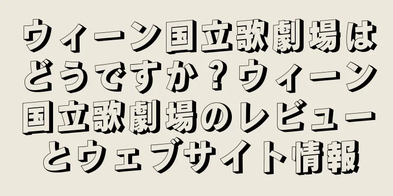 ウィーン国立歌劇場はどうですか？ウィーン国立歌劇場のレビューとウェブサイト情報