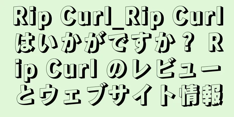 Rip Curl_Rip Curlはいかがですか？ Rip Curl のレビューとウェブサイト情報
