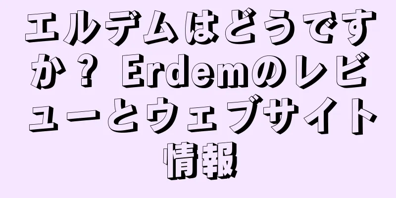 エルデムはどうですか？ Erdemのレビューとウェブサイト情報
