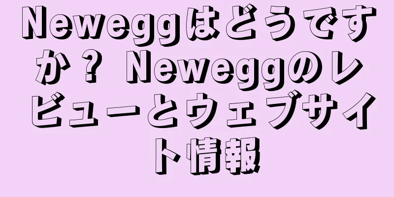 Neweggはどうですか？ Neweggのレビューとウェブサイト情報