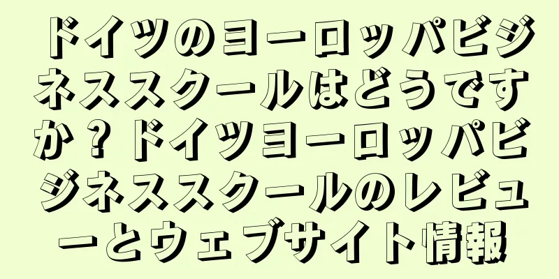 ドイツのヨーロッパビジネススクールはどうですか？ドイツヨーロッパビジネススクールのレビューとウェブサイト情報