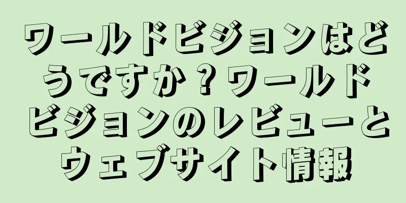 ワールドビジョンはどうですか？ワールドビジョンのレビューとウェブサイト情報
