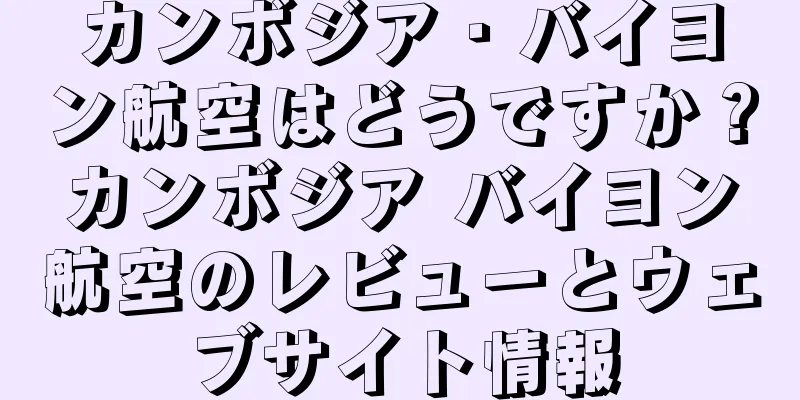 カンボジア・バイヨン航空はどうですか？カンボジア バイヨン航空のレビューとウェブサイト情報