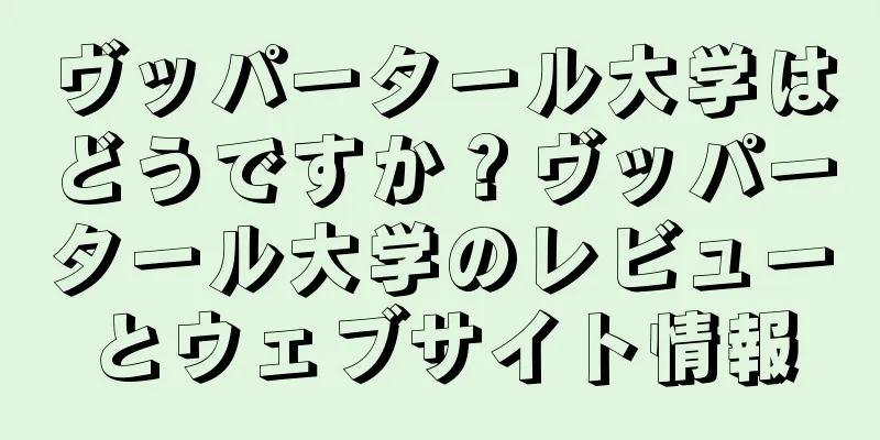 ヴッパータール大学はどうですか？ヴッパータール大学のレビューとウェブサイト情報