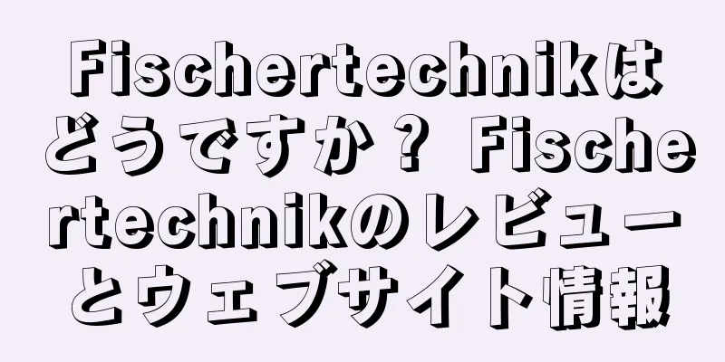 Fischertechnikはどうですか？ Fischertechnikのレビューとウェブサイト情報