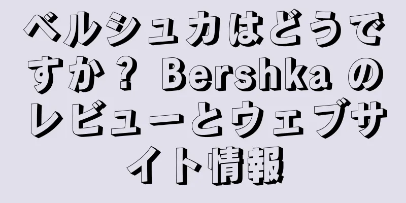 ベルシュカはどうですか？ Bershka のレビューとウェブサイト情報