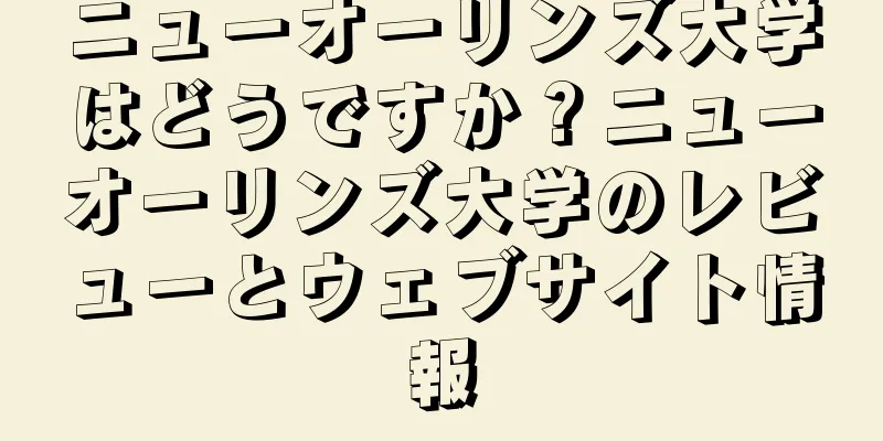 ニューオーリンズ大学はどうですか？ニューオーリンズ大学のレビューとウェブサイト情報