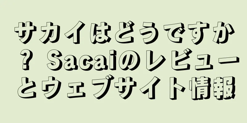 サカイはどうですか？ Sacaiのレビューとウェブサイト情報