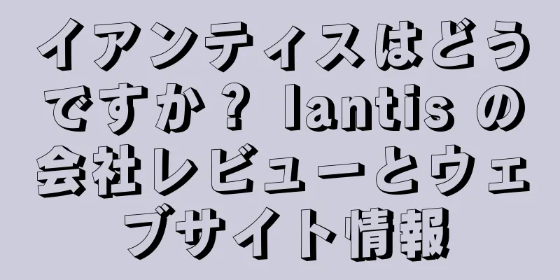 イアンティスはどうですか？ Iantis の会社レビューとウェブサイト情報